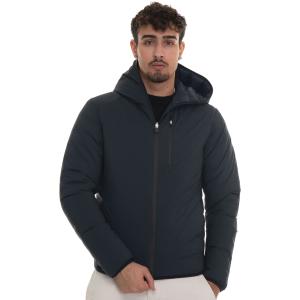 Save the Duck Giubbino con cappuccio Blu black Poliestere (fibre riciclate) Uomo