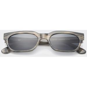 A.Kjærbede Occhiali Da Sole Bror Striped Horn