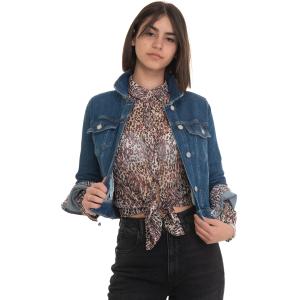 Guess Giubbino in jeans Denim medio Cotone Donna