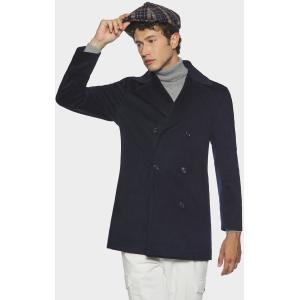 Cappotto doppiopetto tinta unita