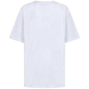 T-shirt Oversize Con Decorazioni In Cristalli Moschino Bianco Taglia S Moschino  Taglia S