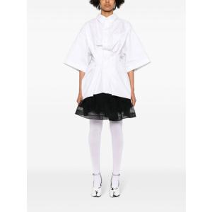 Camicia Aderente In Popeline Stropicciato Maison Margiela Bianco Taglia 40 Maison Margiela Taglia 40