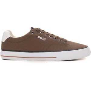 BOSS Sneakers con lacci AIDEN TENN Beige  Uomo