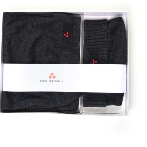 Peuterey Set Sciarpa e Cappello GIFT PTY Grigio Viscosa Uomo