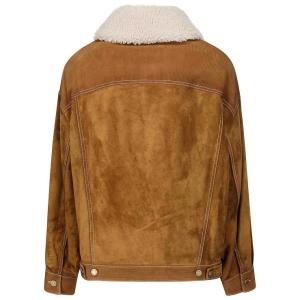 Giacca Journey Ws Over In Pelle Golden Goose Marrone Taglia 40 Golden Goose  Taglia 40