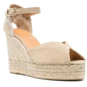 Espadrillas Bianca Con Zeppa Castaner Nude e Neutro Taglia 36 Castaner  Taglia 36