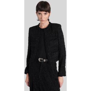Giacca Casual Safira in Cotone Nero