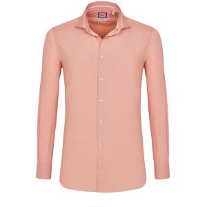 Camicia trendy con microfantasia francese