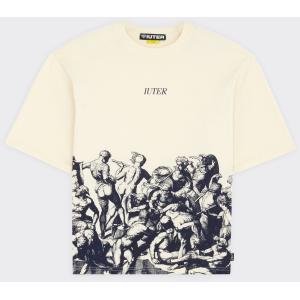 Iuter T-Shirt Battle Reverse Stich Avorio