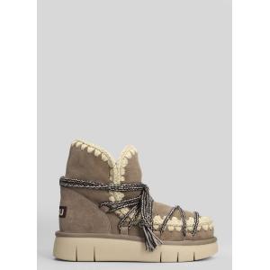 tronchetti tacco alto Bounce boot scoubied in Camoscio Grigio