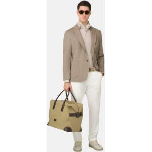 Boggi, Giacca Resca In Misto Cotone B Jersey, Uomo, Taupe, Taglia: 46