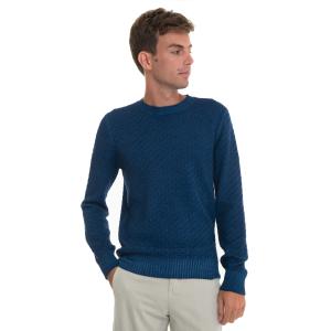 Gran Sasso Pullover girocollo Denim Lana vergine Uomo