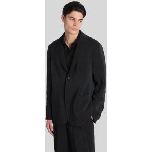 Blazer  in Cupro Nero