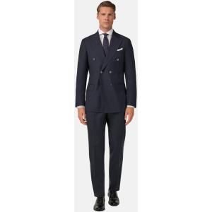 Boggi, Abito Doppiopetto In Lana, Uomo, Navy, Taglia: 44