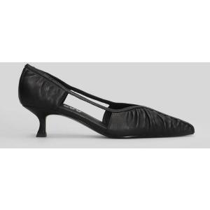 Decollete  in Pelle Nera