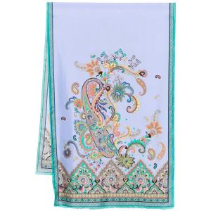 Sciarpa con stampa paisley