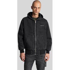 Giacca Bomber  in Cotone Nero