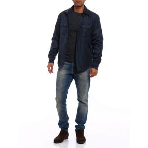 Giacca In Nylon Modello Camicia Aspesi Blu scuro Taglia XL Aspesi Taglia XL