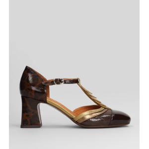 Decollete Filly in Pelle Marrone