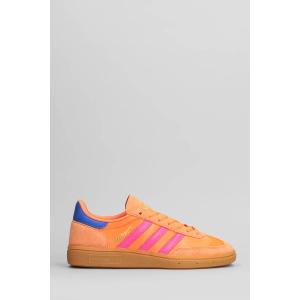 Sneakers Handball Spezial in Camoscio e Tessuto Arancione