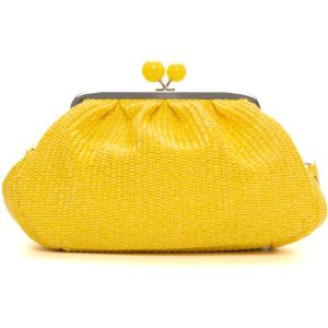 Max Mara weekend Borsa modello clutch Giallo Cotone Donna