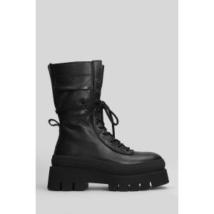 Anfibi Cph 691 in Pelle Nera