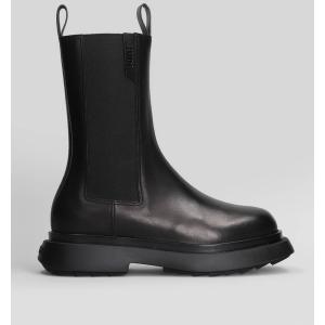 Anfibi Glory 010 in Pelle Nera