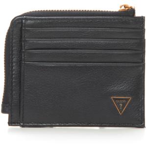 Guess Portafoglio con zip Nero Pelle Uomo