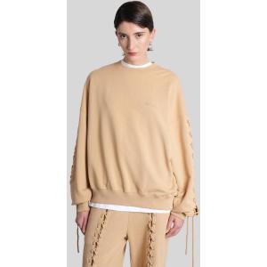 Felpa in Cotone Cammello