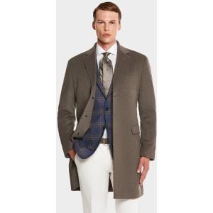 Cappotto monopetto in misto cashmere.