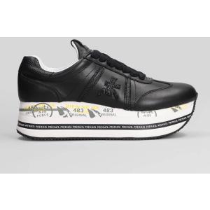 Sneakers Beth in Pelle Nera
