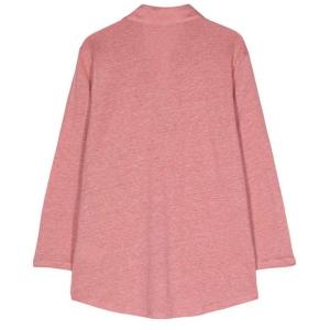 Camicia In Lino Con Maniche A 3/4 Majestic Filatures Nude e Neutro Taglia 1 Majestic Filatures Taglia 1