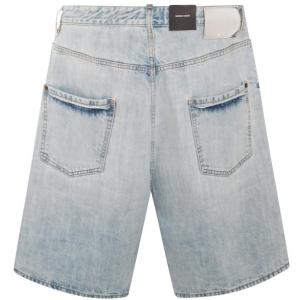 Shorts In Denim Di Cotone Azzurro Dsquared2 Blu Taglia 48 Dsquared2 Taglia 48