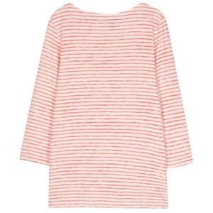 T-shirt In Misto Lino Majestic Filatures Rosso Taglia 3 Majestic Filatures  Taglia 3