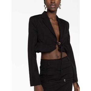 Blazer La Veste Croissant Jacquemus Nero Taglia 38 Jacquemus  Taglia 38