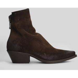 tronchetti texani in Camoscio Testa di Moro