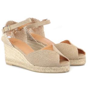 Sandali Bianca Con Zeppa Castaner Nude e Neutro Taglia 36 Castaner  Taglia 36