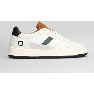 Sneakers Court 2.0 Vintage in Pelle Bianca