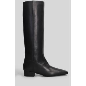 Stivali tacco basso  in Pelle Nera