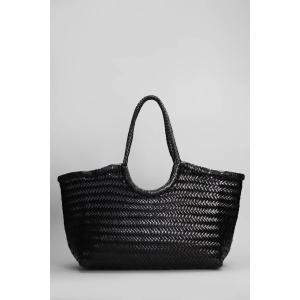 Tote Nantucket Basket Big in Pelle Nera