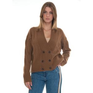 Max Mara studio Cardigan in cashmere certosa Caramello Lana Donna