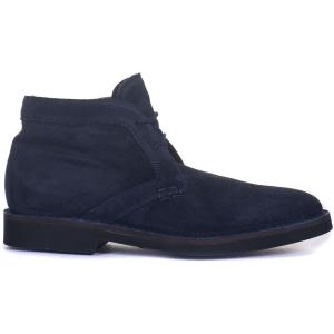 Canali Polacchina in camoscio Bluette Montone Uomo