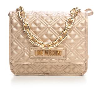 Love Moschino Borsa media Oro Poliuretano Donna