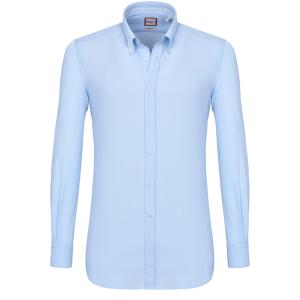 Camicia trendy azzurra botton down button down