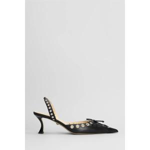 Decollete  in Pelle Nera