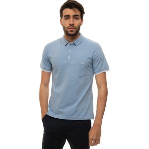 Fay Polo manica corta Celeste Cotone Uomo
