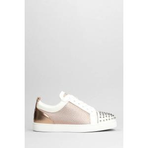 Sneakers Varsijunior spikes in Pelle Bianca