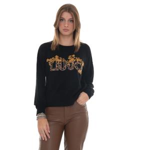 Liu Jo Maglia Nero Viscosa Donna