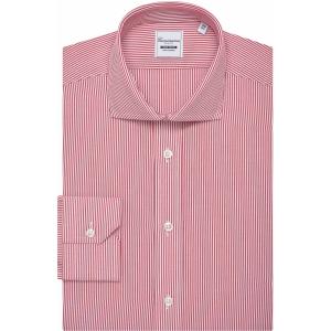 Camicia fancy a righe bianca e rossa francese
