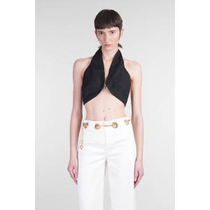 Topwear Diem in lino Nero